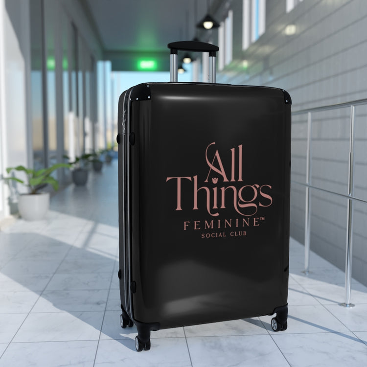 All Things Feminine Social Club Suitcases