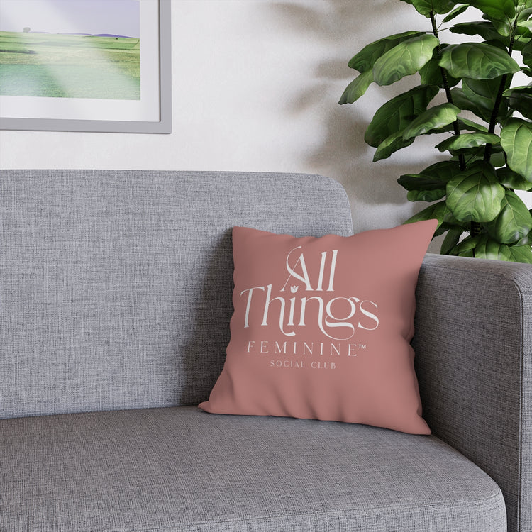 All Things Feminine Spun Polyester Pillowcase