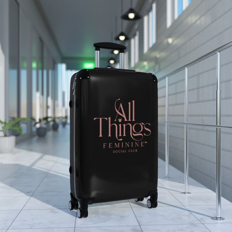 All Things Feminine Social Club Suitcases