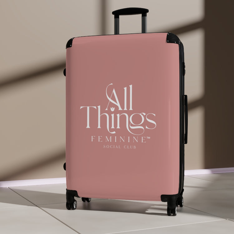 All Things Feminine Social Club Suitcases