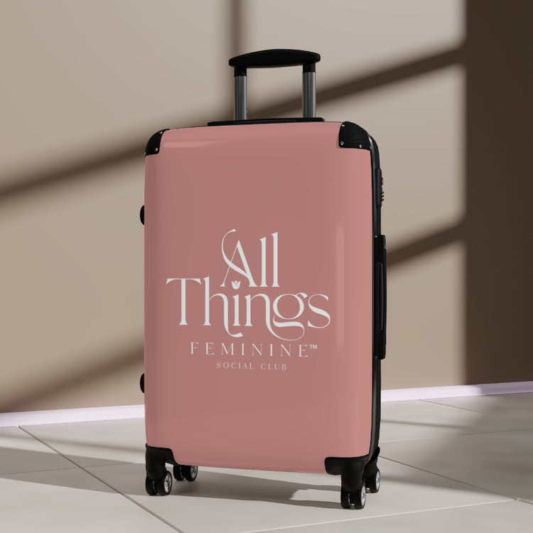All Things Feminine Social Club Suitcases