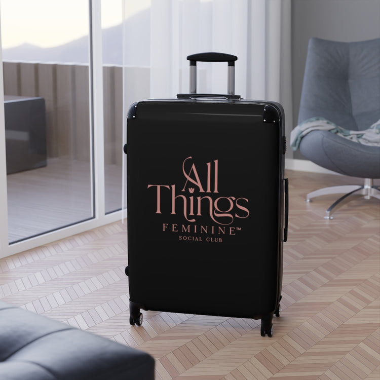 All Things Feminine Social Club Suitcases