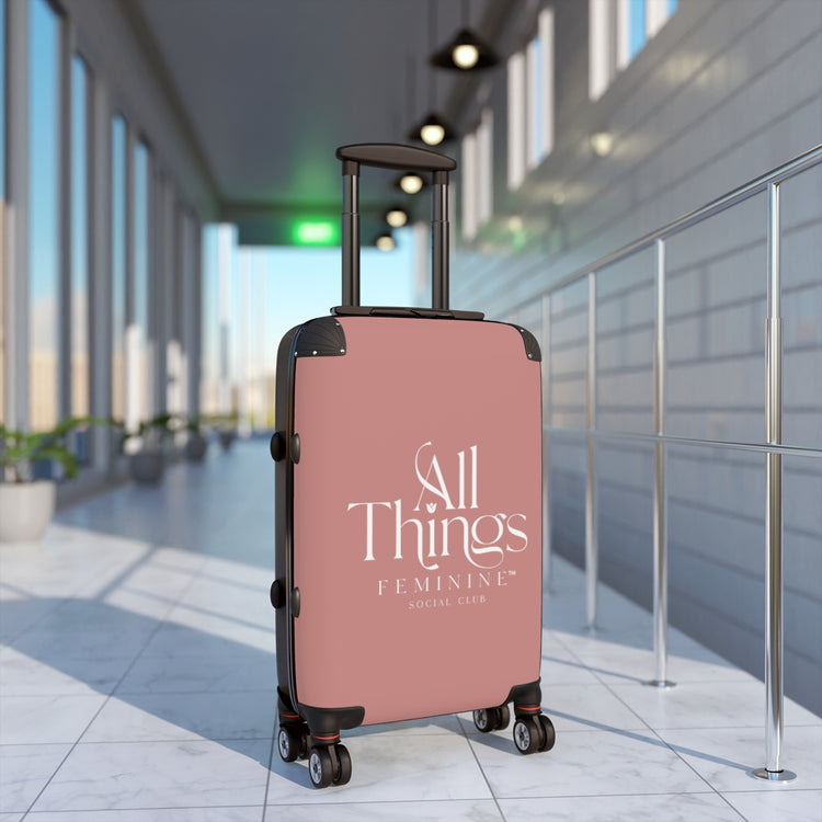 All Things Feminine Social Club Suitcases
