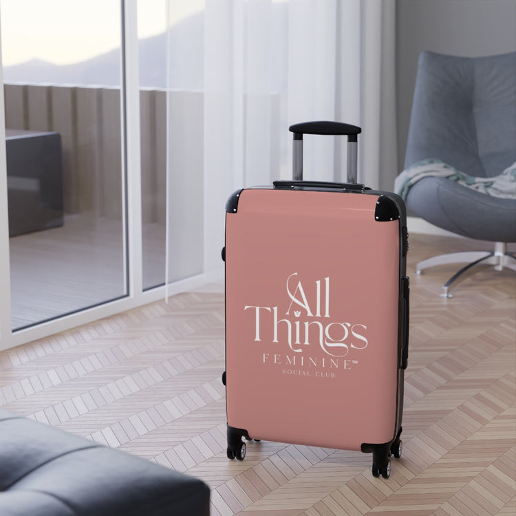 All Things Feminine Social Club Suitcases