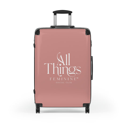 All Things Feminine Social Club Suitcases