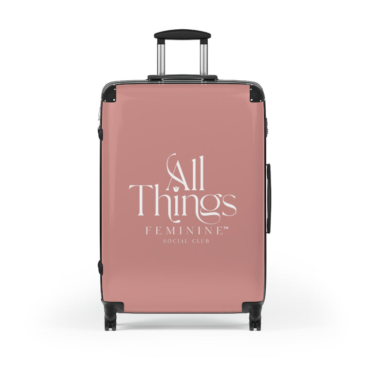 All Things Feminine Social Club Suitcases