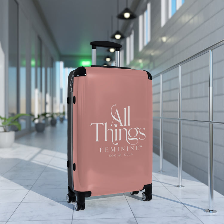 All Things Feminine Social Club Suitcases