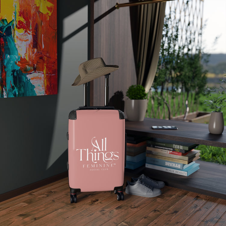 All Things Feminine Social Club Suitcases