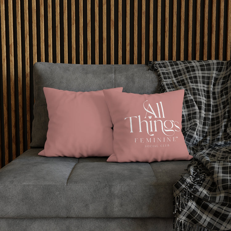 All Things Feminine Spun Polyester Pillowcase